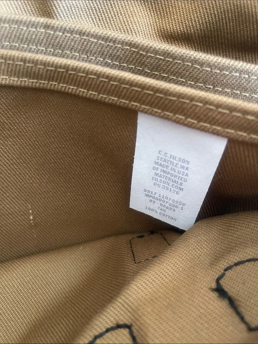 Filson Rugged Twill Original Briefcase in Tan